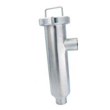 Food Grade SMS DIN Stainless Steel Weld Angle Filter SS316L SS304 Pipe Strainer