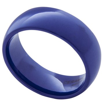 Anillos de cerámica ecológicos del fabricante de China para hombres: anillos de cerámica de circonio de 6 mm y 8 mm