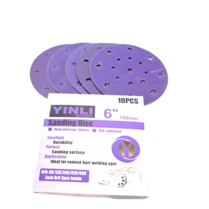 Purple Sandpaper Sand Disc Roll Abrasive