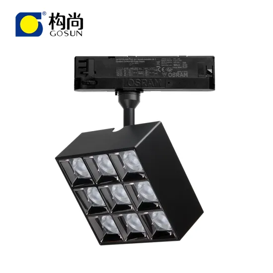 Gosun 2700k-6000k CCT LED Wall Washer Square Rectangle Spot Track Light - 35W Integrated Driver Indoor Use
