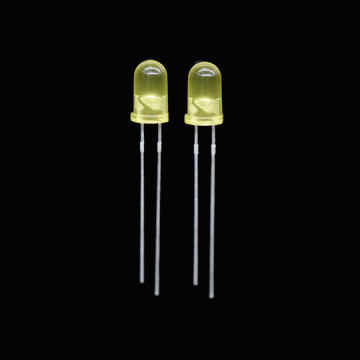 LED amarillo difuso de 5 mm