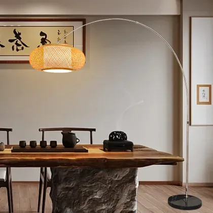 Chinese Zen Bamboo Lamp