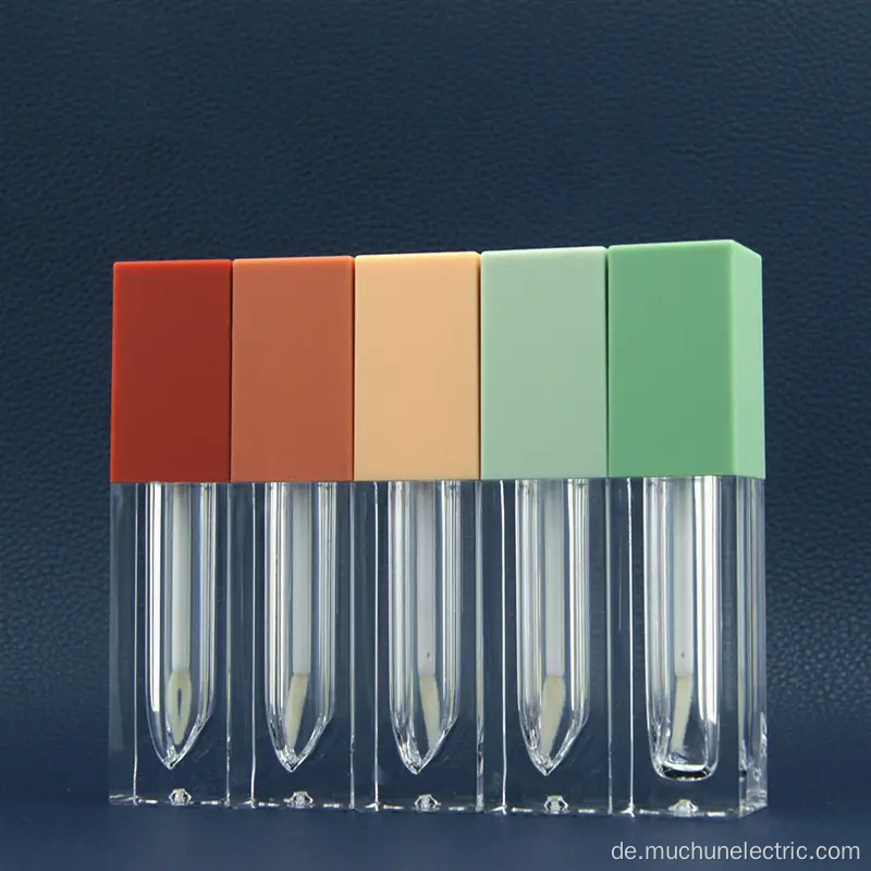 Kosmetische Flasche leere Farbe Lipgloss -Röhrchen