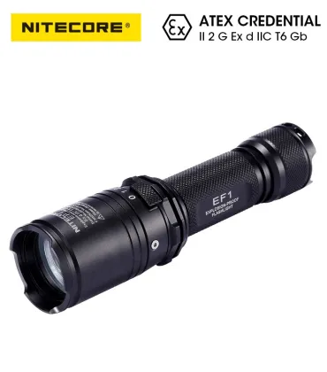 ATEX Explosion-Proof Portable Torch: NITECORE EF1 830 Lumens for Hazardous Environments