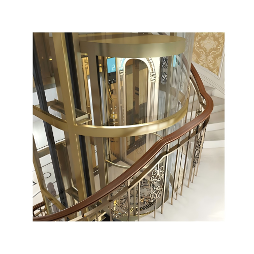 Mât en alliage d'aluminium en demi-cercle d'ascenseur domestique