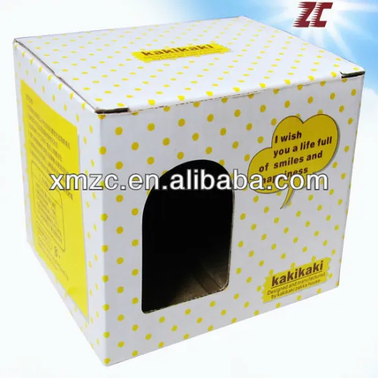 Cute Corrugated Printing Mug Box for Coffee Mug and for Gift Packaging