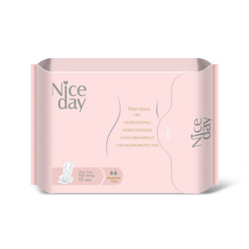 Niceday 100% Déagóirí Orgánach Nádúrtha Pad Tréimhse Tréimhse