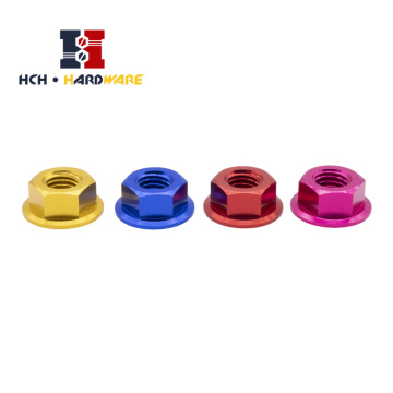 High Quality Colored Flange Nuts