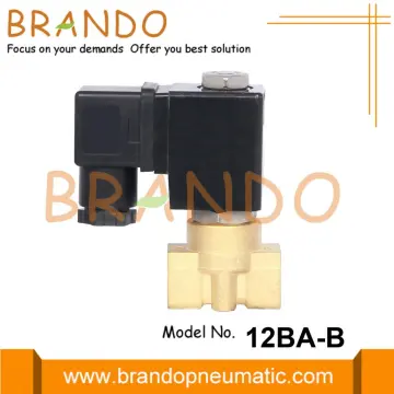 Water Air Latching Coil Brass Electric Solenoid Valve