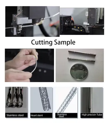 Assembly Line Medical Heart Stent Laser Cutting Machine