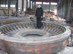 Oem Steel Large Cr12 Dimensions Sand Castings , Wear And Heat Resistance Df026