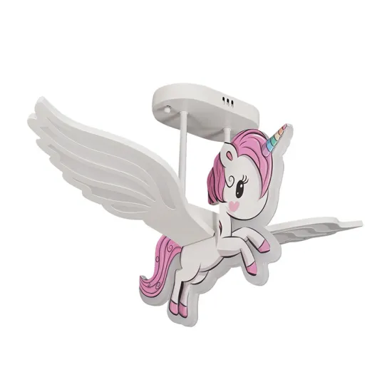 Creative Unicorn LED Ceiling Light for Kids' Bedrooms