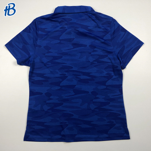 custom slim cut dark blue sports polo shirts