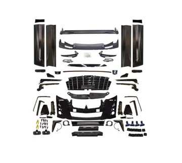 TRD Style Body Zestaw dla Alphard 2018-2022: Przedni zderzak, tylny zderzak, kratka, spódnice boczne