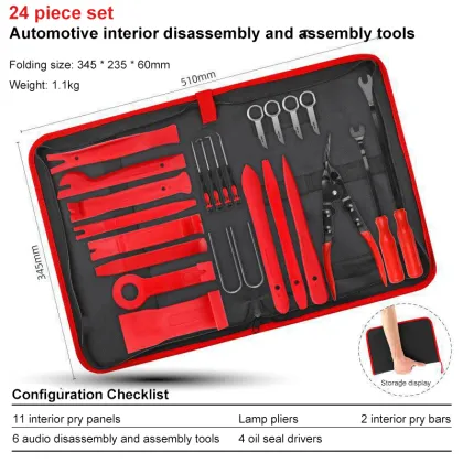 High Quality Car Trim Removal Tool Kit - Auto Door Audio Trim Removal Pliers Set