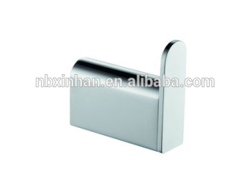 South Armerica elegant stylish bathroom accessories wall fitting chrome plating solid brass single robe hook