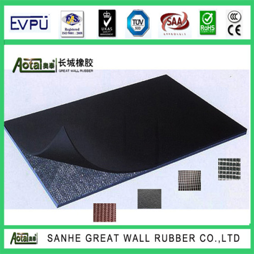 SBR CR NBR EPDM Rubber Sheet ruber sheet Fabric impression mat insertion mat