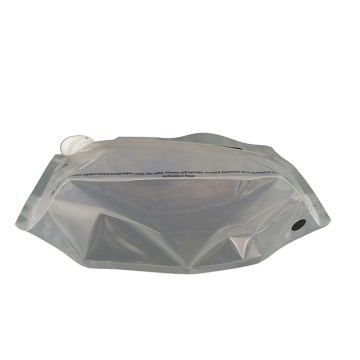 Food grade juice wine packaging bag with handle