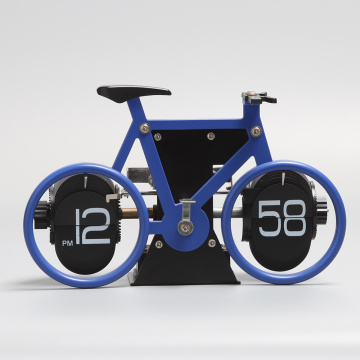 Atraente em forma de bicicleta Flip Clock