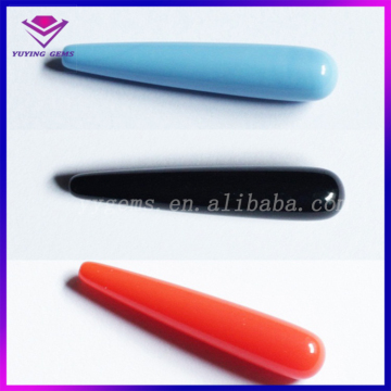 Factory Price Long Water Drop Drill Loose Glass Gemstone for Curtain Decoration