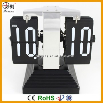 2016 factory hot selling retro klok flip flip wall clock uk