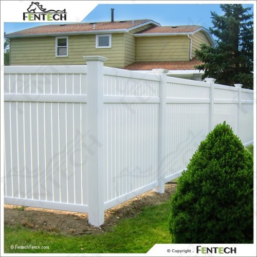 Semi Privacy Vinyl Panel Fence