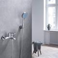 New style brass china sanitary ware shower faucet set wholesale bathtub mixer with shower head