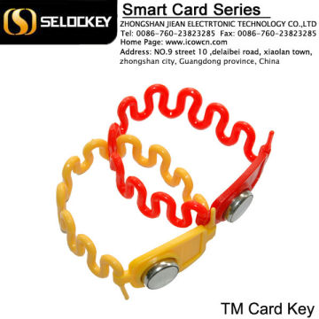 Waterproof DS1990A-F5 Wrist hand key for electric key, cabinet lock key