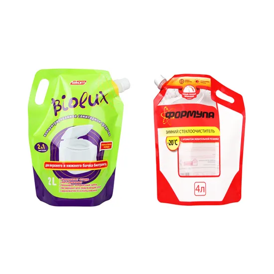 Leakproof reclosable spout pouch for oil packaging