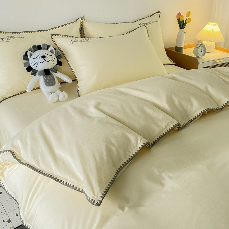 Washed Cotton Bedding Set 10