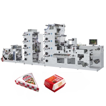 8 Color 320mm Width Sticker Label Flexo Printing Machine