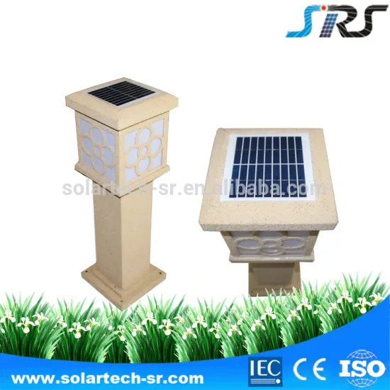 2016 hot sale cube outdoor Chinese style led mini solar garden lamp