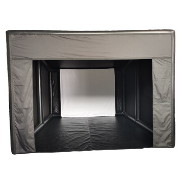 3-5 Years Warranty Black or Customized Golf Simulator Inflatable Tent - Indoor/Outdoor