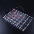 Handgemaakte Clear Plexiglas -opbergdoos Organisator