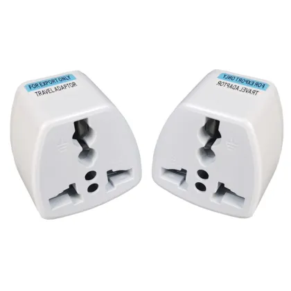 2pin Universal Plug Adapter Power Adapter Conversion Plug Travel Adapter Converter US Plug