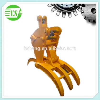 Excavator Rotating Grapple / Hydraulic Grapples Construction Machinery Parts