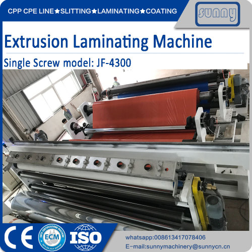 Extrusion Coating Laminating Machine enkel T-Die systeem