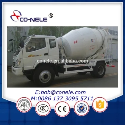Concrete mixing truck