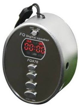 Led Multi-function And Terse Style Mini Digital Fm Radio Speaker With Usb /tf Card Support