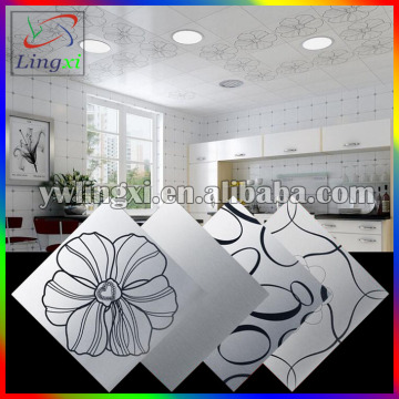 Interior ceiling plates 30*30cm,brushed aluminum panels