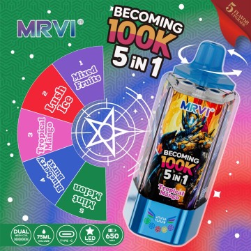 Grosir mrvi datang 100k puffs vape