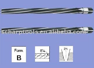 Tapered hand reamer DIN9 High speed steel