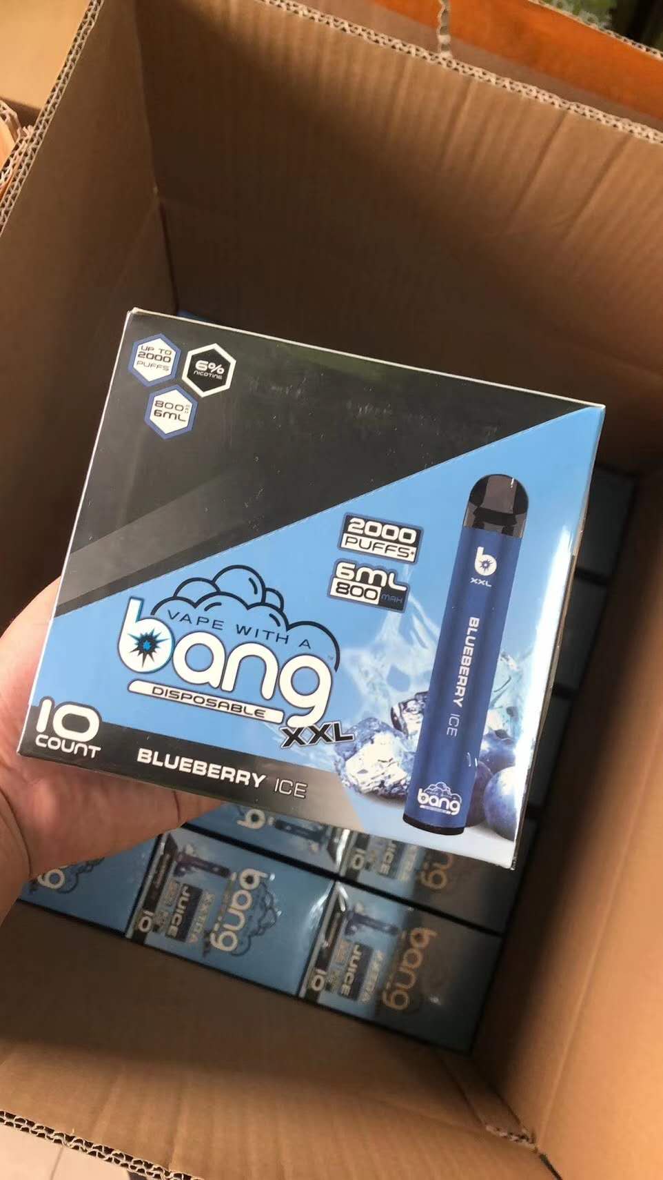 Bang xxl stylos vape jetables 6 ml 2000 bouffées