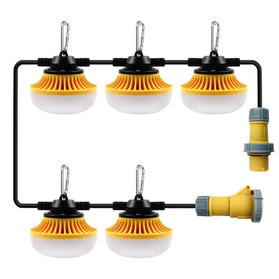 15m 50W 6000 Lumen Rubber Cord LED Detailing Work Light for Garage (110V)