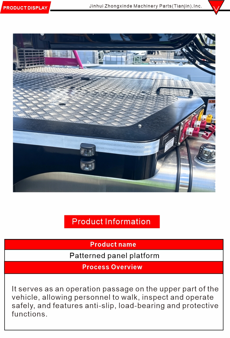 Mobile Crane Structural Parts Anti Slip