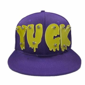 Leopard Snakeskin Acrylic Snapback Baseball Hat