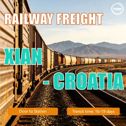 Rail Freight from Xian to Zagreb Croatia
