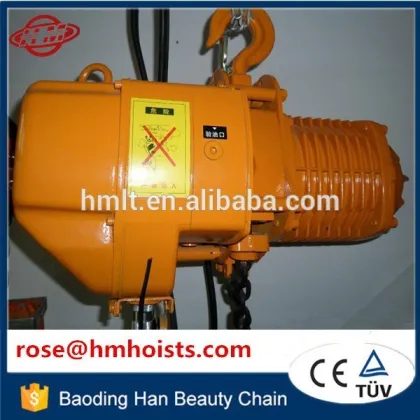 HSY type electric harrington chain hoist 5 tons