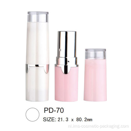 Cosmetische ronde plastic lippenstift buis