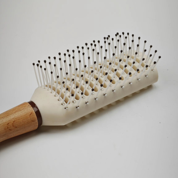 Dual Purpose Antistatic Styling Comb with Roll Design and Paddle Feature for Salon Hair Styling